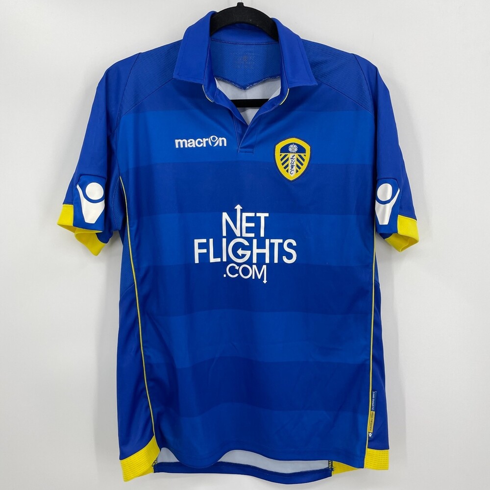 LEEDS UNITED LUFC 2010/11 Away Kit Blue Jersey Size Youth XL